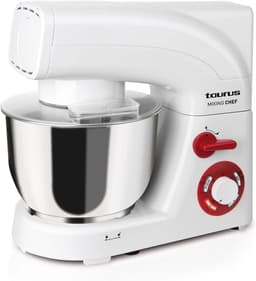 Keukenmachine - Mixer Standmixer - Bakken En Koken - Krachtige 1200W Motor - 5.5 Liter Kom - Wit — thumbnail 4
