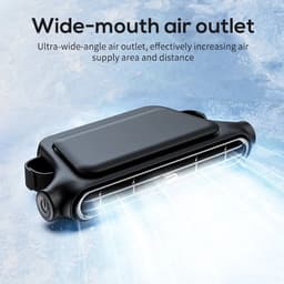 Autoventilator voor stoelkoeling, USB-hoofdsteunventilator voor in de auto, geschikt voor voor- en achterstoelen, ventilator voor de achterbank, draagbare autoventilator met 3 snelheden — thumbnail 3