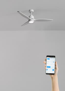 CREATE - Stille plafondventilator van 40 W met technische ABS-bladen, verkrijgbaar in verschillende maten - M - Met licht - WIFI - WIND STYLANCE — thumbnail 5
