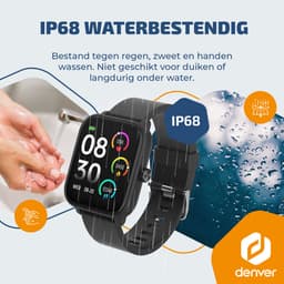 Denver Smartwatch - GPS - Hartslagmeter - 100 sportmodi - Saturatiemeter - Volledig Belfunctie - SWG155 - Zwart — thumbnail 5