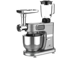 Krachtige Multifunctionele Keukenmachine met Garde, Kneedhaak en Vleesmolen
