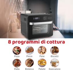 Multifunctionele heteluchtfriteuse en oven 24 liter met 11 programma's — thumbnail 4