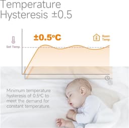 WIFI Verwarmingsthermostaat Programmeerbare Kamerthermostaat - Beok Tuya Slimme Thermostaat - Compatibel met Tuya Alexa Google Home 3A — thumbnail 5