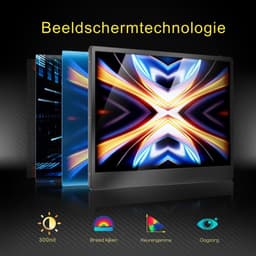 Aura® Professionele Portable Monitor Pro 2024 - Inclusief Beschermhoes en Kabels - Krachtige Laptop Scherm Uitbreider - Zwart - 36cm x 21cm x 4cm — thumbnail 4