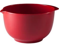 Mengkom - Keuken Kom - Bakken en Mixen - Antislip Ring Bodem - 2.5 Liter - Rood