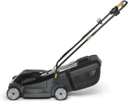 Elektrische grasmaaier - Snoer maaier - Gazon onderhoud - Krachtige motor - 40L opvangbak - Geel — thumbnail 5