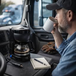 Dunlop Koffiezetapparaat 12 Volt - Koffiemachine voor Auto Accessories met Filter - Koffiezetapparaat Filterkoffie met Glazen Kan 0.65 L - Koffiemaker voor Camper — thumbnail 5
