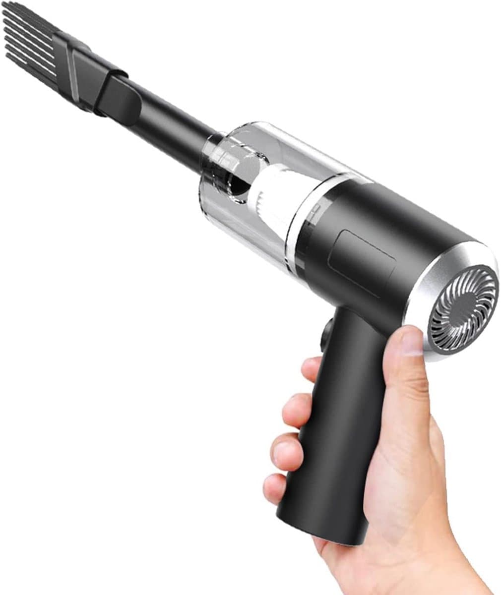 3-in-1 Draadloze Handheld Stofzuiger, Oplaadbare Mini Stofzuiger met USB, Geschikt voor Auto, Huis en Kantoor — afbeelding 1