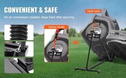 Cellista Grasmaaier Lift 400kg - Lawn Mower Lift Met Schroefkrik - Onderhoud Lift Grasmaaier - Verstelbare Hefbrug - Tuintractor Lift - Mobiele Hefstandaard — thumbnail 5