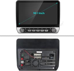 Junsun Autoradio - Geschikt Voor Peugeot 107/ Toyota Aygo & Citroën C1 (2005-2014) Accessoires - Android 15 - Draadloze CarPlay, Bluetooth, GPS-Navigatiesysem, 10.1 inch IPS Touchscreen, 4GB+64GB, DSP, 4G, RDS, Octa-core processor — thumbnail 2