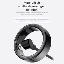 DrPhone RingSense V2 - Smart Ring - Europese ringmaat 67 - IP68 Waterdicht - 24-Uur Hartslagmonitoring – Slaapmonitor – Stappenteller – Mobiele App - Zilver — thumbnail 3