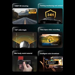 Compacte HD Dashcam 1080P met WiFi en Nachtzicht voor Elke Auto — thumbnail 5