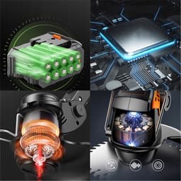 Bosmaaier - 3-in-1 Accu Grasmaaier - 500W - 18000 rpm - Zwart - 21V 2000mAh - 90° Verstelbare Kop & Telescopische Steel - 3-blads alles-in-één — thumbnail 2