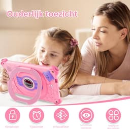 Octav8® Kindertablet - Vanaf 3 jaar - 100% kidsproof - Ook Voor Volwassen Gebruik - Bluetooth - Uitbreidbare WiFi - Kinderen bescherming — thumbnail 2
