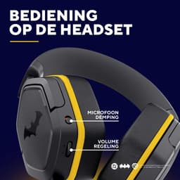 Trust GXT 492BM Carus - Gaming Headset - Bedraad - 50mm Drivers - Over-ear - Batman Zwart — thumbnail 4