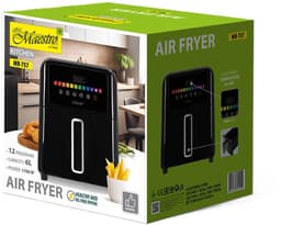 Maestro MR-757 heteluchtfriteuse zwart — thumbnail 4