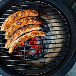 Kamado Barbecue – Keramische Grill – Houtskool Barbecue – Rookoven – Mini Grill – Diameter 32 cm – Thermometer In Deksel – Houten Handvatten – Rood — thumbnail 2
