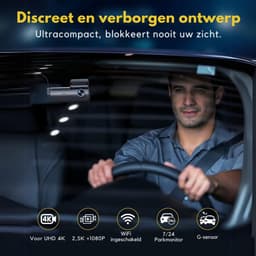 Nexvo® Dual Dashcam - Voor en Achter Camera – Auto Camera Met Nachtzicht – Zwart - 5cm x 10cm x 4cm — thumbnail 5
