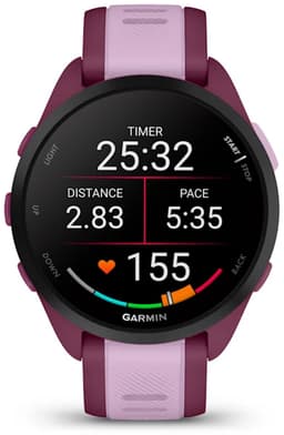Garmin Forerunner 165 Music - Hardloophorloge - 43 mm - Berry-Lilac — thumbnail 5