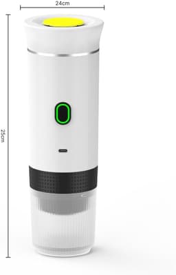 Nexvo®Draagbare Koffiemachine - Blender To Go - Draagbare Blender - Wit - 27cm x 9cm x 9cm — thumbnail 2