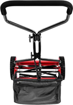 Nexvo® Grasmaaier handmatige – Grastrimmer Opvouwbaar – Handmaaier - Rood - 60cm x 50cm x 124cm — thumbnail 2