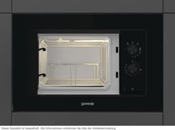 Inbouw Magnetron - Oven Grill - Snelle Maaltijden - AquaClean Reiniging - 17 Liter - Zwart — thumbnail 3