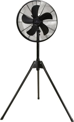 A-Flow Tripod Black - Ventilator staand - Statiefventilator - Ventilator Zwart - 3 Poot - driepoot - Kantelbaar en uitschuifbaar - 3 Windsnelheden - Zelfdraaiend — thumbnail 1