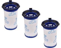 Vervangende filters - 3 stuks - geschikt voor Rowenta Air Force 360 ​​RH9051WO RH9057WO RH9059WO RH9081WO RH9086WO - geschikt voor Tefal Air Force 360 ​​stofzuiger, vervangende accessoires alternatief voor ZR009001