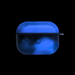 GlowsandGuards - Airpods pro 2 hoesje - Glow in the dark - Inclusief UV lampje om op te lichten - AirPods pro 2 case - Hét satisfying AirPods hoesje - AirPods Pro 2 - Blauw — thumbnail 2