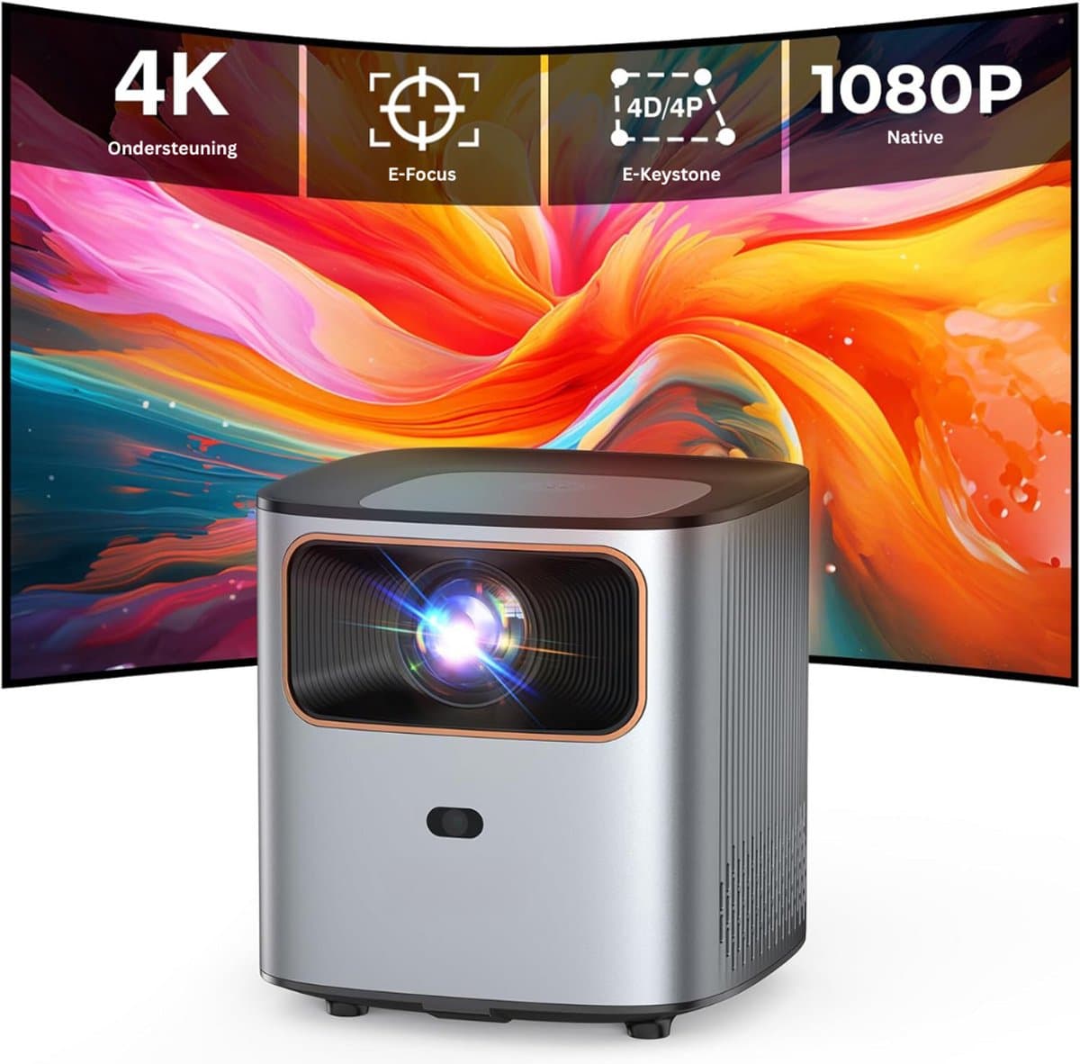 Mini Beamer - Projector met Wifi - Bluetooth — afbeelding 1