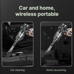 Krachtige mini-autostofzuiger, groot batterijdisplay, draadloze handstofzuiger voor grondige reiniging — thumbnail 2