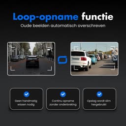 Dashcam Auto 3-Kanaals – Voor-, Binnen- & Achtercamera – Wifi – Incl. 32GB SD – Malya Pro — thumbnail 3