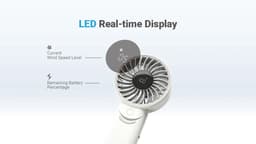 Nitecore NEF03 Pro Opklapbare Ventilator Oplaadbaar — thumbnail 3