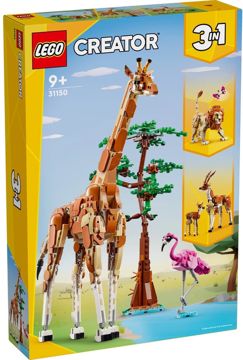 Lego Creator 3in1 31150 Safaridieren Bouwstenen — afbeelding 1