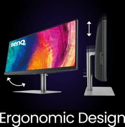 BenQ Creative Pro PD3420Q Ultrawide Monitor - WQHD Grafisch Design/ Filmbewerking - USB-C - 3440x1440 - IPS beeldscherm - Geschikt voor Mac - 34 inch — thumbnail 5