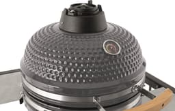 Landmann Kamado BBQ 18 inch Grijs - Tafelmodel - MLS Pizzasteen Ø38 cm - Keramische Houtskoolbarbecue - BBQ Egg - Thermometer - 4-6 Personen — thumbnail 3