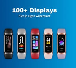 Kiraal Charge Fit - Stappenteller - Activity Tracker - Temperatuurmeter - Bloeddrukmeter - Hartslagmeter - Smartwatch - Horloge - Heren - Dames - Nederlandse Handleiding - Rose — thumbnail 3