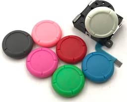 2 x Joystick Rubbers / Thumb Grips - Zwart - Geschikt voor Joy-Con controllers - Joystick rubber reparatie / vervanging - Geschikt voor Nintendo Switch — thumbnail 3