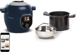 Moulinex Cookeo+ CE851410 - Intelligente Hogedruk Multicooker - 6 programma's - 6L - Blauw — thumbnail 1