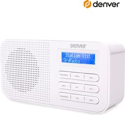 Denver DAB Radio - Noodradio / Noodpakket - Batterijen & Netstroom - Keukenradio - Draagbare Radio - DAB42 - Wit — thumbnail 4