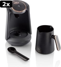 2x Arzum OKKA Minio Copper - Turkse Koffiemachine - Zwart & Koper | 4 kopjes | OK004 - Black & Copper | Turkish Coffee Maker — thumbnail 4
