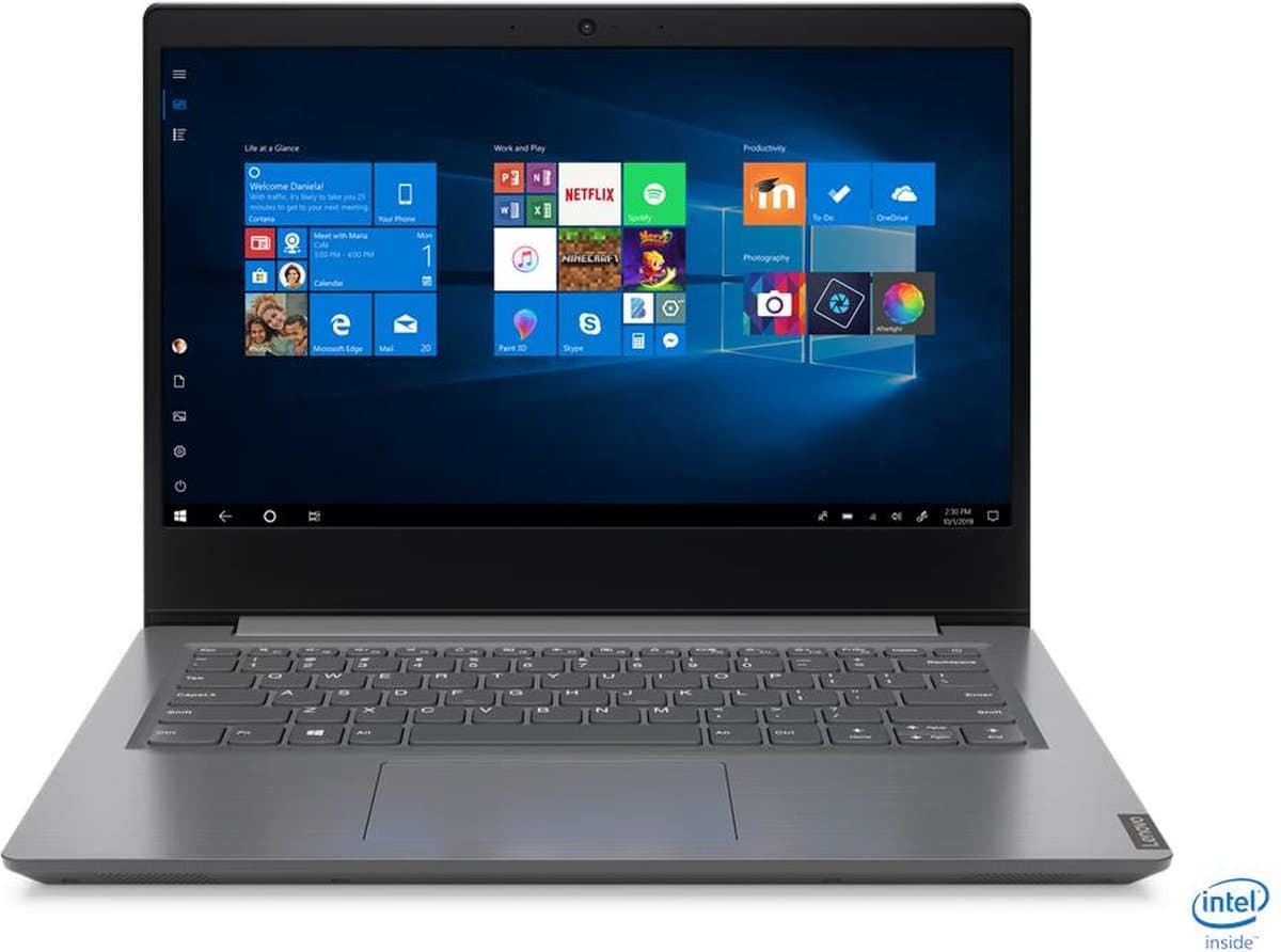 Lenovo V14 IIL Intel® Core™ i5 i5-1035G1 Laptop 35,6 cm (14") Full HD 8 GB DDR4-SDRAM 256 GB SSD Wi-Fi 5 (802.11ac) Windows 11 Home Grijs — afbeelding 1