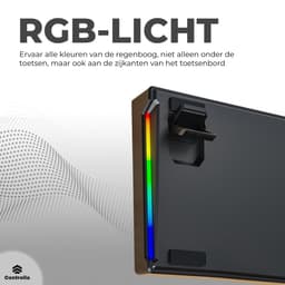 Gaming keyboard 60 % - Mechanisch gaming toetsenbord 60 procent - Toetsenbord gaming - QWERTY — thumbnail 3