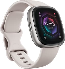 Fitbit Sense 2 - Smartwatch dames en heren - Wit — thumbnail 2