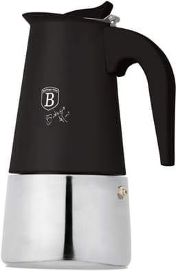 Moka-pot voor inductie, 6 kopjes, Matte Black Collection — thumbnail 5