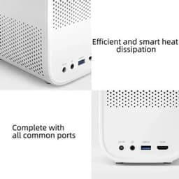 Xiaomi - Mi Smart Compact - Beamer - Projector Beamer - Mini Meamer - HDR 10 - FHD 1080p - DLP Automatische focus - met WiFi 5.0 - 500 ANSI Lumens - Android 11.0 - Wit — thumbnail 4