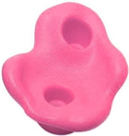10 STKS Ergonomische PE-klimgrepen met Professionele Schroeven en Moersleutel voor Binnen-buitenmuur, Kinderen en Volwassenen (Roze) — thumbnail 1