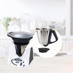 Mengkom Keukenmachine - Reservekom - Koken - Hoge Temperatuur Bestendig - 155 x 144 x 5 cm - Wit — thumbnail 2