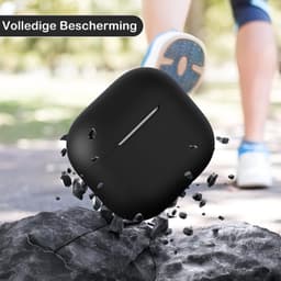 Studio Air Hoesje geschikt voor Airpods 5 - Zwart - Schokbestendige Siliconen Case — thumbnail 5