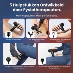 KLS® Massage Gun - Massage Gun Mini - Massage Pistool - Zwart - 14cm x 12cm x 4cm — thumbnail 2